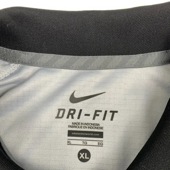 Nike Dri-Fit Polo Shirt Men's XL Gray Athletic Golf - Picture 3 of 10